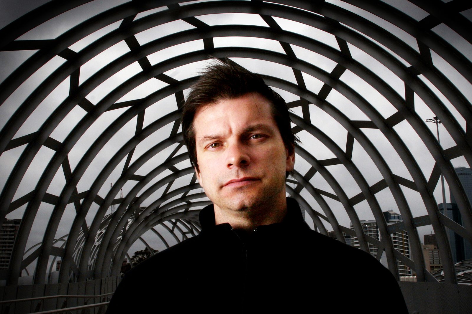 Chris Fortier in a promotional portrait for his 2007 album